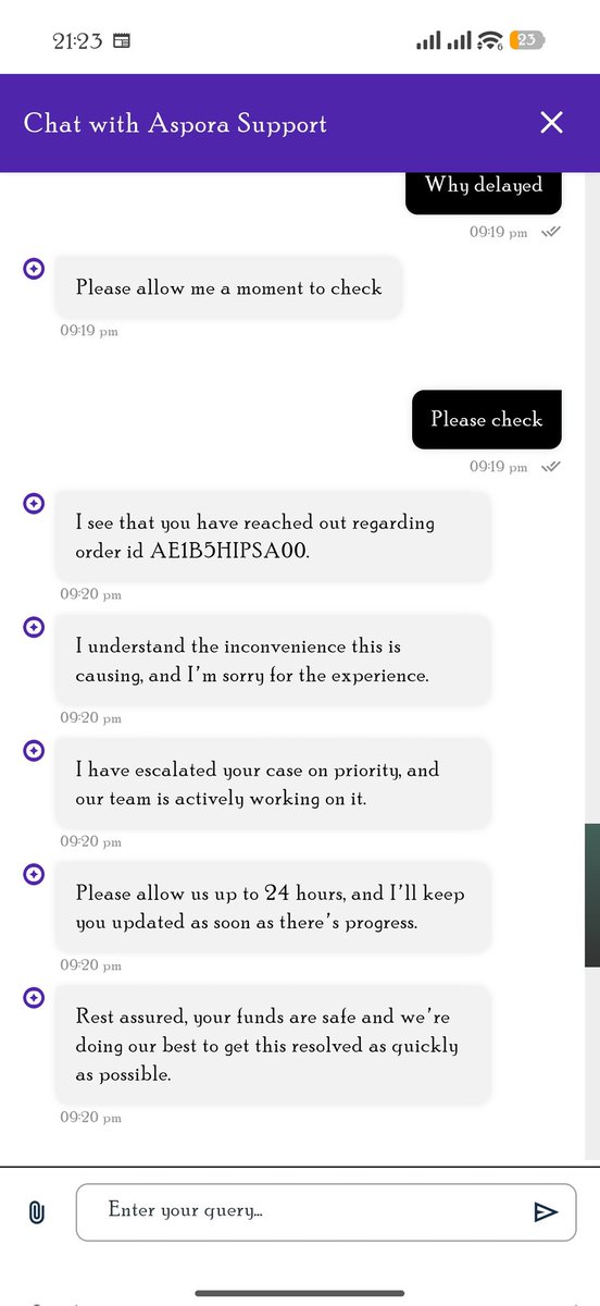 jakekhann's tweet photo. Here is the proof after sending money they are asking for 24 hours time @centralbankuae @get_aspora https://t.co/bNSFSTBBdo