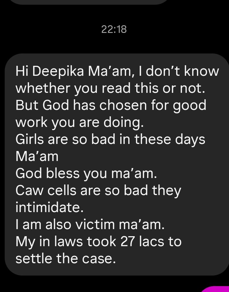DeepikaBhardwaj's tweet photo. Endless such messages we receive on a daily basis 

And then women say how can men dare to feel afraid of Marriage https://t.co/YPsvWVgT2V