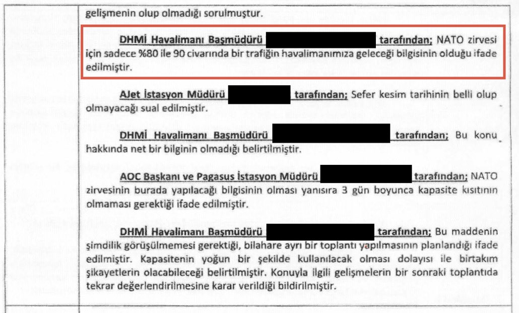 yavuzyilmazd's tweet photo. NATO Zirvesi için Türkiye’ye gelecek uçakların %80-%90 oranında Esenboğa Havalimanını kullanacağını resmi belgelerle tespit ettik.

Anlaşılıyor ki; 

Geriye kalan sadece %10-%20’lik kısımdaki uçaklar Etimesgut’taki Ankara Havalimanını kullanacak.

Yani NATO Zirvesi bahanesiyle, CB Erdoğan milyarlarca lira kamu kaynağı harcayarak, kendine tahsisli bir havalimanına sahip oldu.

Bakalım AKP, o havalimanında ne filmler çevirecek?

Kaynak: DHMİ HALİNKOK Tutanakları
