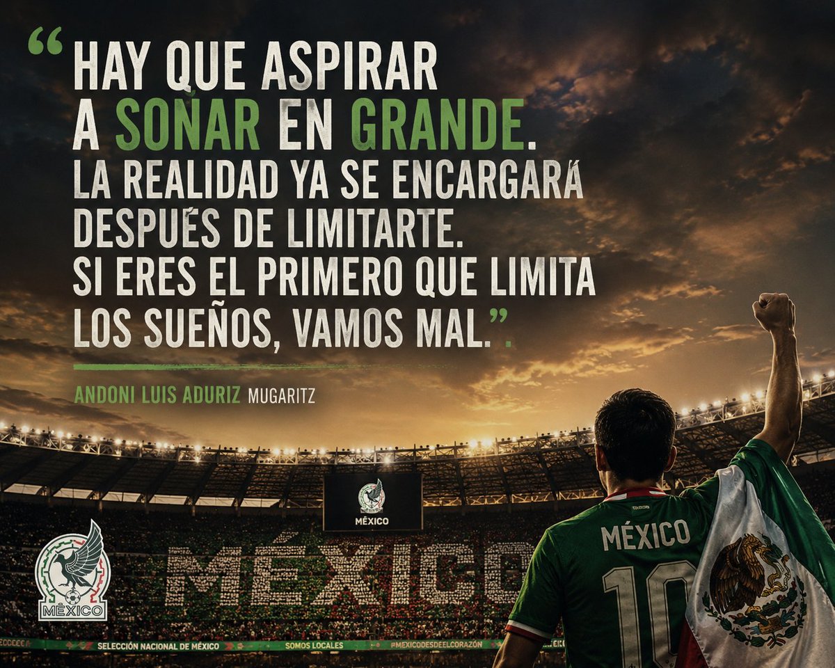 AndyCortez12's tweet photo. VAMOS @miseleccionmx
VAMOS QUE SE PUEDE! 💪🏻🇲🇽
#México #YSiSí #Tricolor #VamosMéxico #VamosTricolor https://t.co/xKHu7TrRuz
