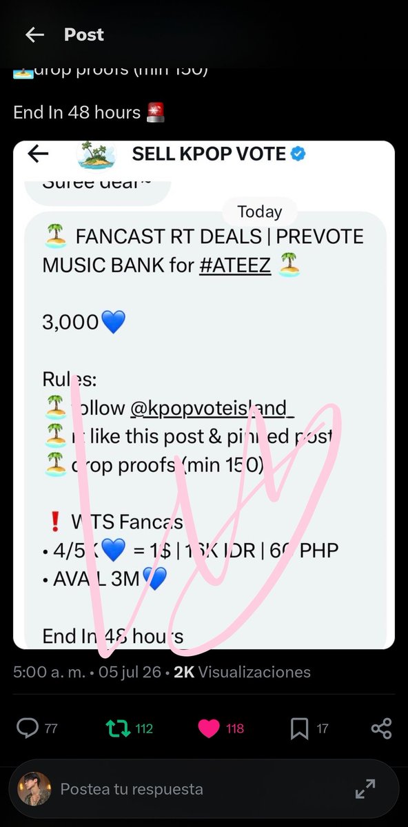 SunisSan_'s tweet photo. @AteezVanguard @kpopvoteisland_ #ATEE https://t.co/XQAHmJoH9P