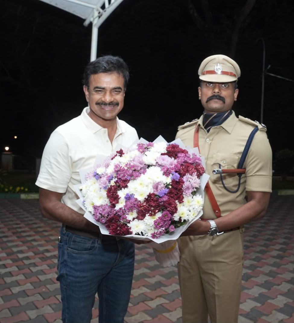 CVAnandIPS's tweet photo. Reached Bhadradri Kothagudem this evening, continuing the district visits after Adilabad and Nirmal. Was welcomed by District Collector Ankith and Superintendent of Police Rohith Raj and their officers . I've always believed that field visits are the backbone of effective administration and no online report or video call or conference can substitute listening directly to officers and understanding local challenges first hand. 

These district visits allow me to review preparedness, meet officials face to face and take stock of ongoing initiatives. Am insisting on the SP s hosting a dinner for the district officers of all departments during my visit so that I come to know them and also as an act of comaraderie which go a long way in bringing about coordination at the district level . 

Tomorrow's schedule is packed, Manuguru Police Station inauguration, New DPO building at Palvancha, AR DSP Quarters inauguration, AR Headquarters Kothagudem, Police Guest House inauguration, Crime Review Meeting at Police Conference Hall, Kothagudem with all officers and then proceed  to Khammam for further engagements. 

#TelanganaPolice