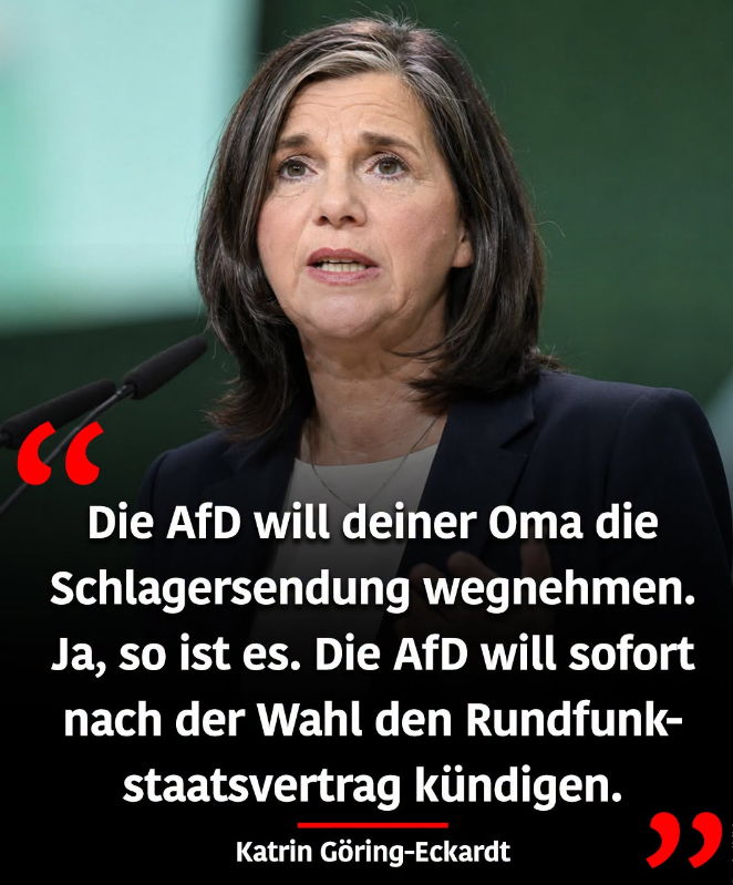 5w4_sp's tweet photo. Diese Grüne will dich für dumm verkaufen. Ja, so ist es. Die Grünen wollen sofort nach der Wahl den gesunden Menschenverstand untersagen. Betreutes Denken. https://t.co/kkFKOzThgg