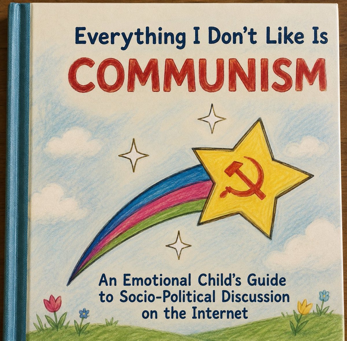 DittiePE's tweet photo. Timeline of MAGA accusations against democrats:

2016: Snowflake
2018: Soros-funded
2020: Voter fraud enabler
2024: Groomer
2026: Communist

At this rate, by 2030 we will have invented the Soviet Union. Meanwhile, Dems can’t even agree on a time for a group chat. 

Impressive range for people who just want healthcare that doesn’t bankrupt people.