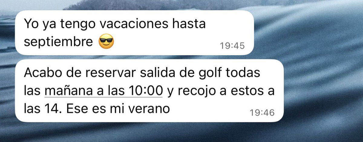 sheilaescot's tweet photo. Un amigo que trabajaba conmigo y con quienes estamos intentando coordinar para vernos.

Se ha hecho funcionario y ahora tiene la vida tranquila con la que siempre soñó.

Luego que por qué. https://t.co/eyS5CGUVXV
