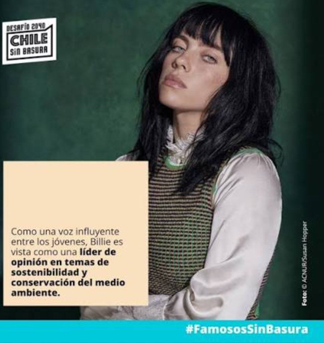 amiel_89's tweet photo. Algunos famosos también usan su influencia para cuidar el planeta, como Billie Eilish. En varios de sus conciertos promueve acciones para reducir el impacto ambiental y el uso de plásticos, que espectacular que por lo menos algunas personas que tienen tanto alcance hagan esto!! https://t.co/uWz6vLhN3J