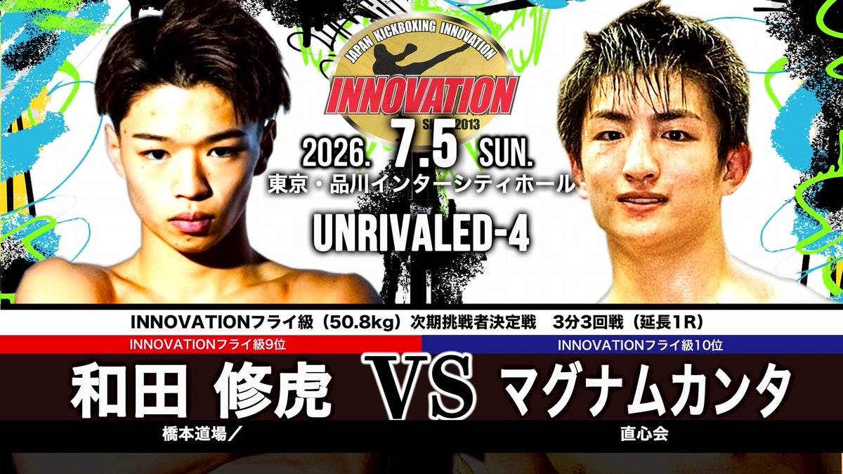 PhsxoaCrQrWONqm's tweet photo. イノベーション品川インターシティホール結果
シュート君2ラウンドTKO勝ち🏅
対戦応援ありがとうございました🙇
#和田修虎　#橋本道場　#福生キックボクシング　#ジャパンキックボクシングイノベーション　#品川インターシティホー���　#ウイングスキックボクシングジム https://t.co/leiMaW0JQg