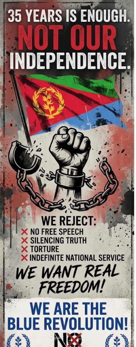 KlausGere's tweet photo. This is 100% accurate. The government is trying to maintain total silence on the matter, but forcing citizens to put all their cash into state banks is a clear sign of economic distress. #BlueRevolution #Eritrea #TransnationalRepression #NoMorePFDJTerror @AwetTesfaiesus @PatrickHeinisc1 @AfricaFactsZone @martinplaut @vanessatsehaye @martinplaut
@KjetilTronvoll @mrubin1971 @EU_Commission @EUparliament @BBCBreaking @freedomhouse @dwnews @BILD @washingtonpost @PatrickHeinisc1 @BBCWorld @CNN