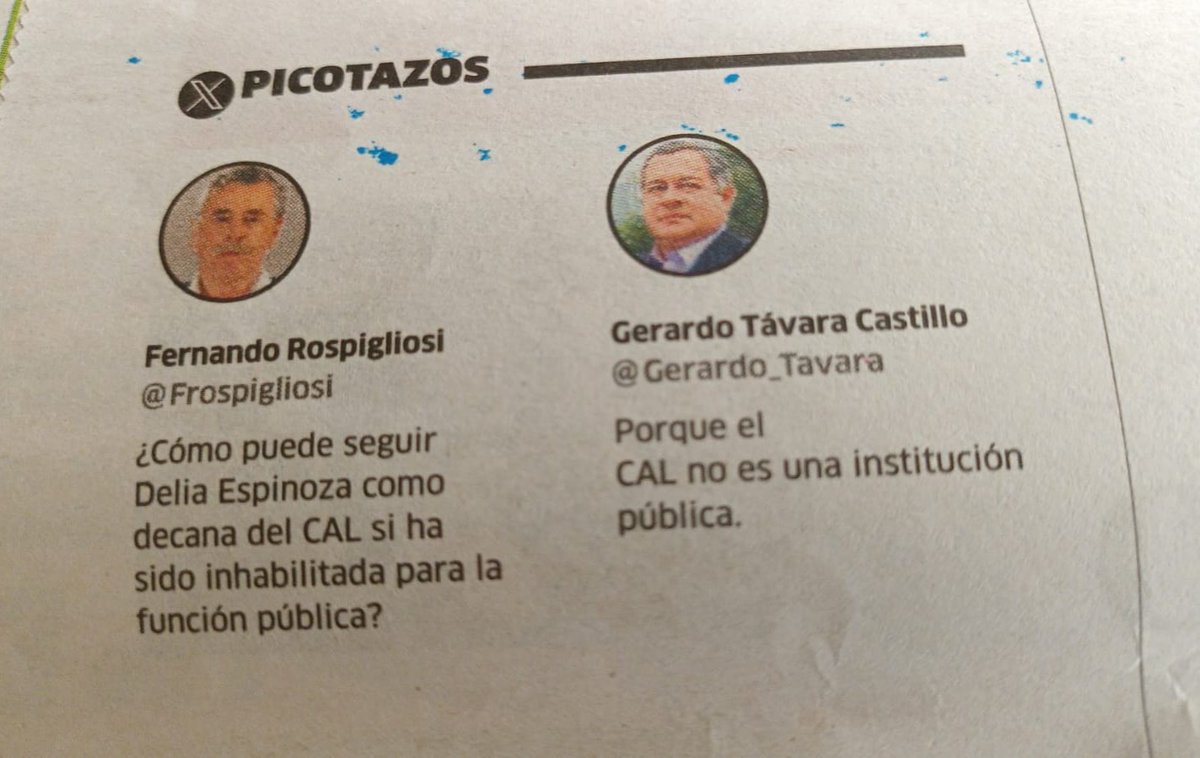 Gerardo_Tavara's tweet photo. La carencia de argumentos es propia de las personas autoritarias. https://t.co/VxxFFhhdqX