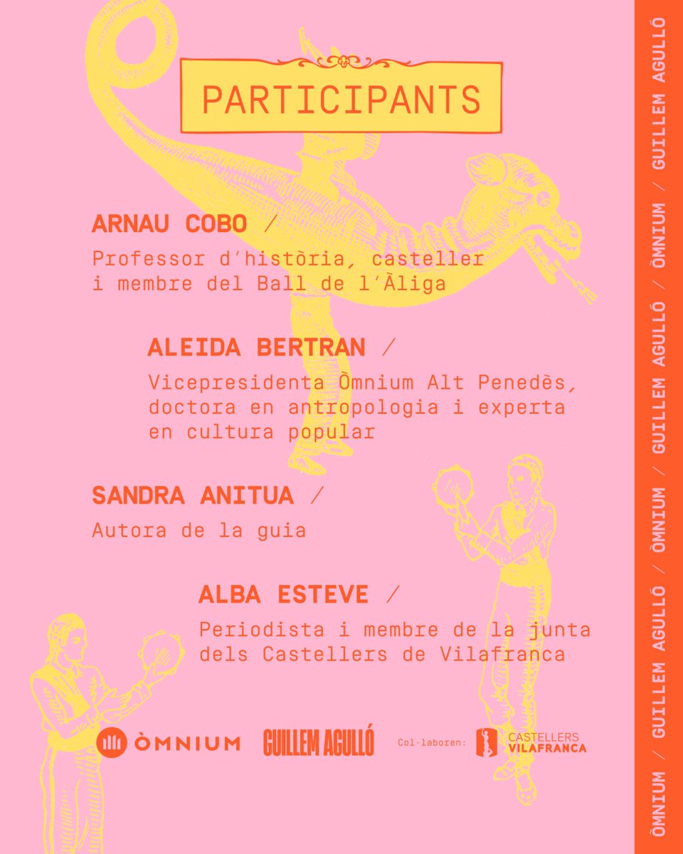tvidalr's tweet photo. Més enllà de la festa: Cultura popular en construcció

Què entenem per cultura popular? Quin paper juga en una nació sense estat com la nostra? Pot continuar sent una eina de cohesió social? 

🗓 Dissabte, 11 de juliol
🕦 11.30 h
📍 Cal Figarot, Vilafranca del Penedès https://t.co/PXH5USin5l