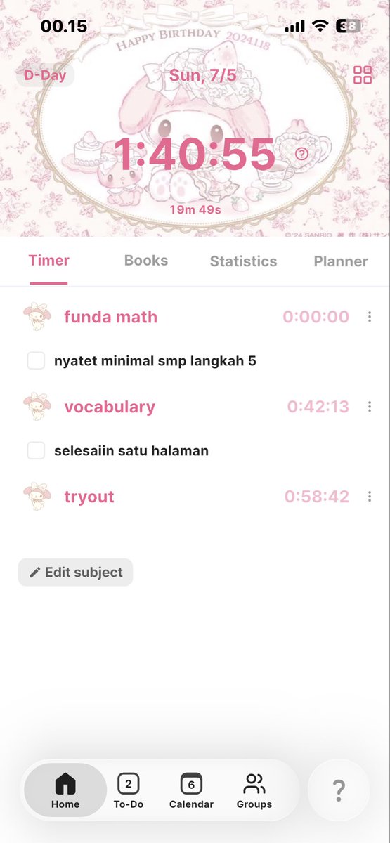 sqwrip's tweet photo. 05/07/25

hiluu jadi hari ini aku ngerjain to funda sama vocab ingg dikitt and also aku nonton episode barunya coc seruu bgtt 🙌🏻🫶🏻 https://t.co/GLZARR08Mc