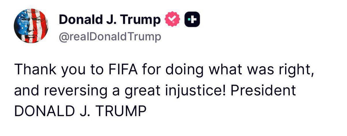 antoniotabet's tweet photo. A FIFA cancelou a suspensão do artilheiro dos EUA, Florian Balogun, expulso JUSTAMENTE contra a Bósnia, e ele poderá enfrentar a Bélgica.

É um dos maiores escândalos da história das Copas. Algo só imaginável se a competição estivesse sendo disputada numa ditadura e… não… pera. https://t.co/c5tUOGKUQ2