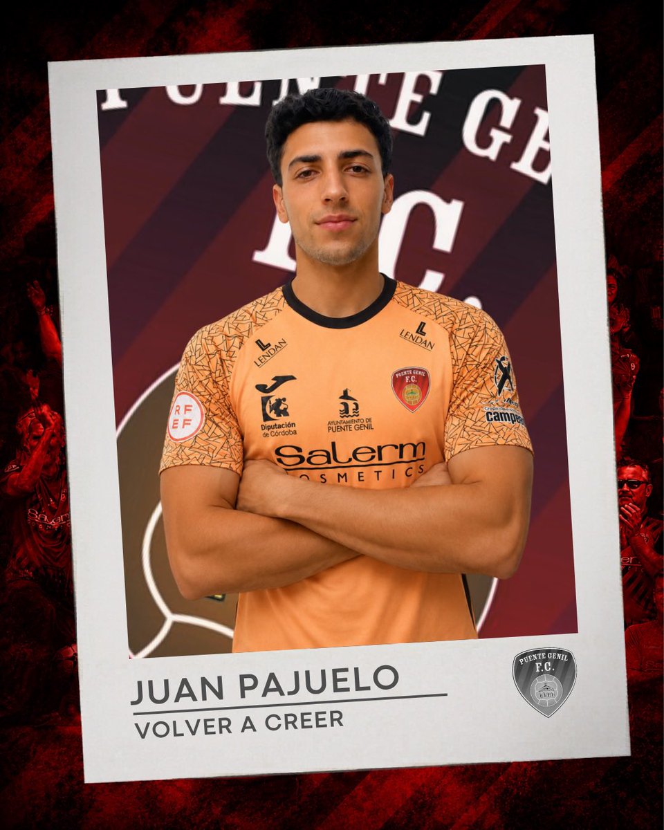 SalermPG's tweet photo. ✍🏼 𝗙𝗜𝗖𝗛𝗔𝗝𝗘 | Juan Pajuelo

Juan Pajuelo se convierte en nuevo jugador del Salerm Puente Genil F.C.

¡Bienvenido al Polinario, bienvenido a Puente Genil!

#BienvenidoJuan | #VolverACreer https://t.co/CZFpnEXoBw
