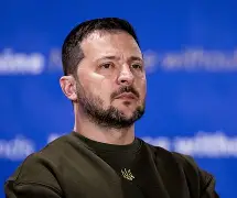 OurShallowState's tweet photo. The day AFTER Trump's latest incoherent idiocy is as good a day as any to once again note that there are real world leaders. Of them, there are none under attack that speak, act, fight - and lead - like Zelenskyy. 
    He doesn't need to reclaim a 250th birthday for himself, because he never self-aggrandizes. He prioritizes his people. He is clear-eyed as to who his allies are. And while he's needed help with weaponry, he has also - quite amazingly - perfected his own.
    Remember - this is THE ONE leader who has BOTH nobly defied Trump's extortive quid pro quo blackmail bullshit AND fought bravely to thwart Putin's murderous aggression - and he turned the tide on the now-gaunt sociopath in front of all. Trump AND Putin. And guess what - it's HE that has the cards. 
    Nobody can say for sure how things will transpire - but it CAN be said for sure that Zelenskyy ... is a very rare and very real hero.