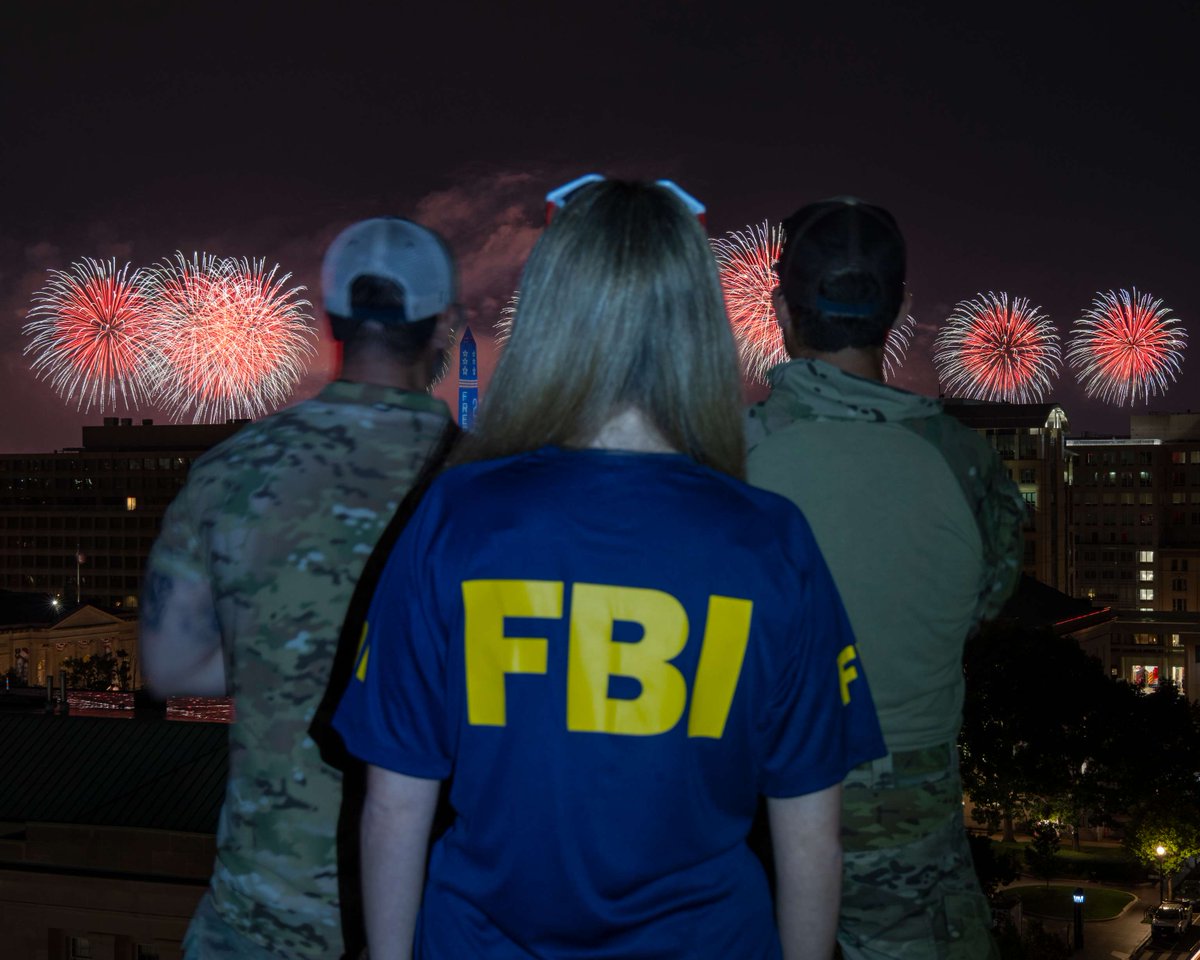 FBIWFO's tweet photo. Whether you joined us in the nation's capital yesterday or celebrated #America250 in your hometown, we hope you and your family enjoyed America's semiquincentennial.

As #Freedom250 events continue this summer, you can rest assured knowing #FBIWFO and our federal and local partners remain committed to keeping the district safe and beautiful.