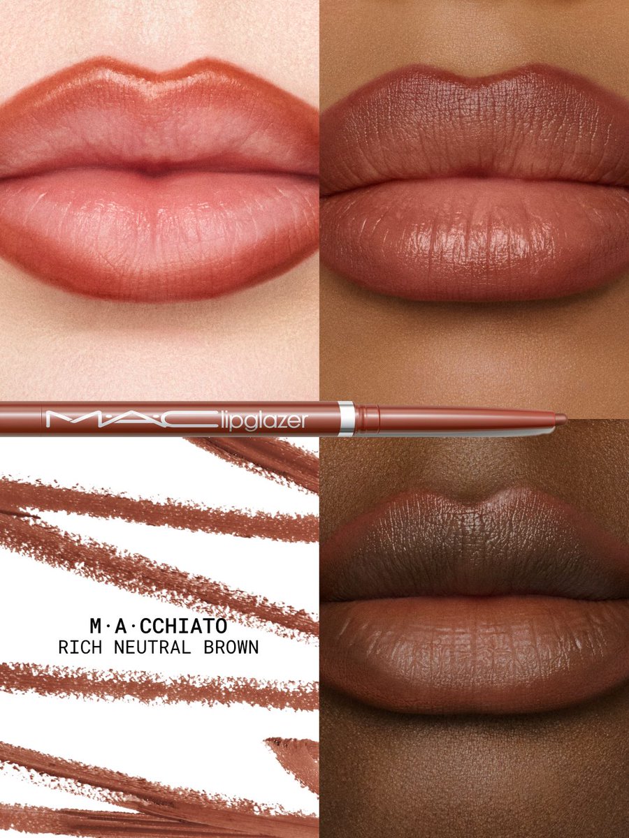 MACcosmetics's tweet photo. Five new ways to line + define just dropped. Which new MAC Lipglazer Glossy Liner are you feeling?

More shades available online. Available now in select regions. Launching in US + Canada on 8.2.2026.
#MACLipglazer https://t.co/ONqTVGCmwU