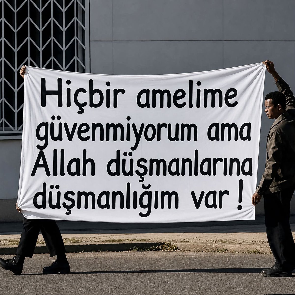 hurriyeterdoqan's tweet photo. Hiçbir amelemize güvenmemeliyiz ama ALLAH’a DÜŞMAN OLANLARA BİZ DE DÜŞMANIZ.
Allah’a, sevgili peygamberimize (sav), Kur’ana, kısacası İslam’a savaş açanlara ZERRE KADAR SEMPATİ DUYMAZ 
müslümanım diyen bir #MÜSLÜMAN https://t.co/3PstgrieD1