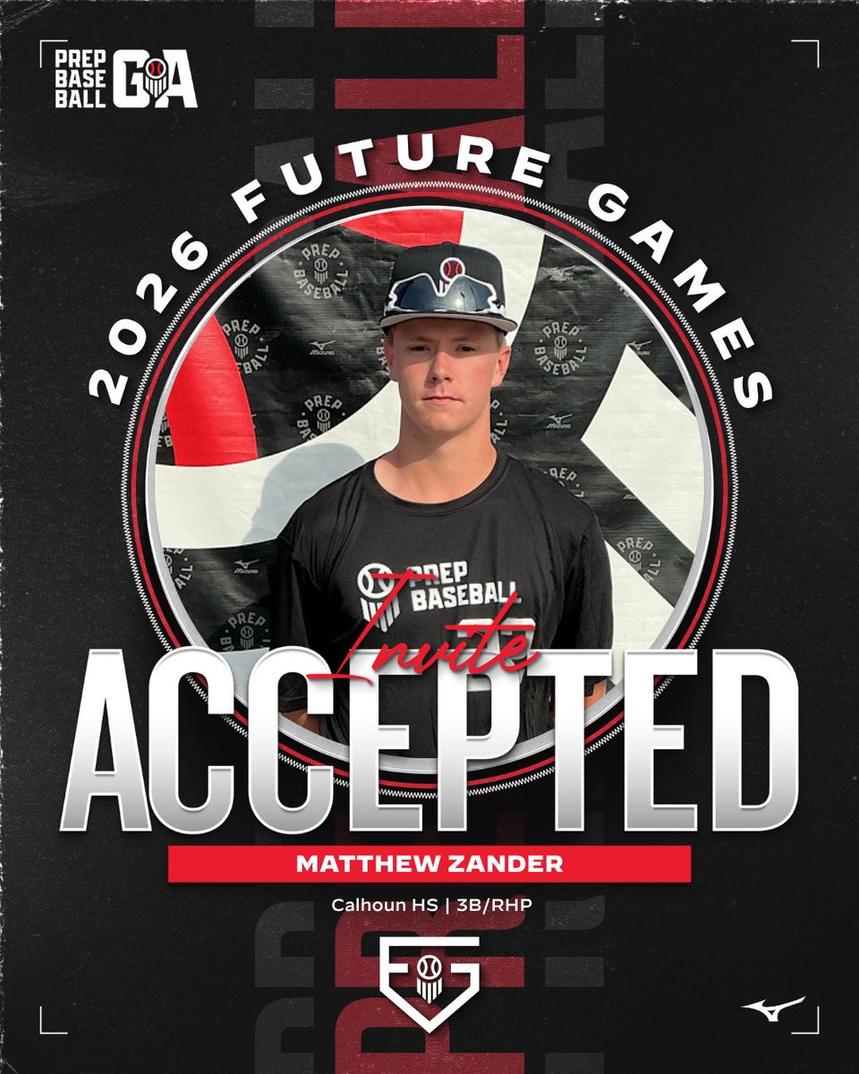 PrepBaseballGA's tweet photo. 🔒 𝐋𝐎𝐂𝐊𝐄𝐃 𝐈𝐍 

2028 3B/RHP Matthew Zander will represent Team Southeast at #PBFG26 🍑 

Zander has been a big riser in this class and is coming off a strong spring at Calhoun. 

🔗 https://t.co/jug3DvnPA7 https://t.co/BQhSlUYQh9