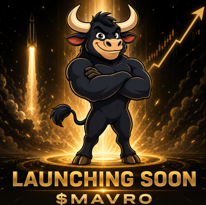 MAVRO_SOL's tweet photo. MAVRO is almost ready.
No big speeches, no fake promises — just a bull with one job: show up strong and make noise.
Launch is coming soon.
Keep your eyes open, because once MAVRO hits the arena, we’re not walking in quiet.
$MAVRO is loading
#MAVRO #Solana #MemeCoin #PumpFun https://t.co/pGNfWGUmwi