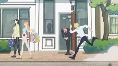 fulyanime's tweet photo. Look at sanji serving robin and nami he's right where he wants to be https://t.co/Ar8oDx5hA5