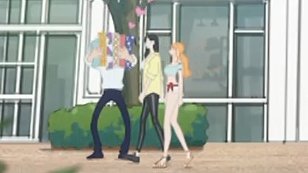 fulyanime's tweet photo. Look at sanji serving robin and nami he's right where he wants to be https://t.co/Ar8oDx5hA5