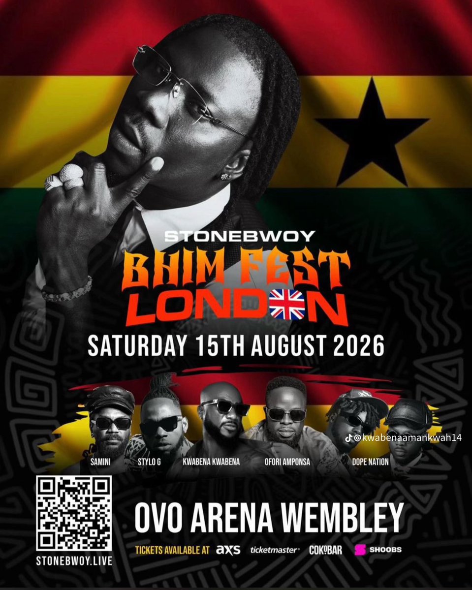 Realitywestyrn's tweet photo. BHIM FESTIVAL 2026
🏟️ OVO Arena Wembley (12,500 capacity)
📅 August 15th, 2026
🎟️ https://t.co/3uIM9M7qzL https://t.co/ZodNa6vuqI