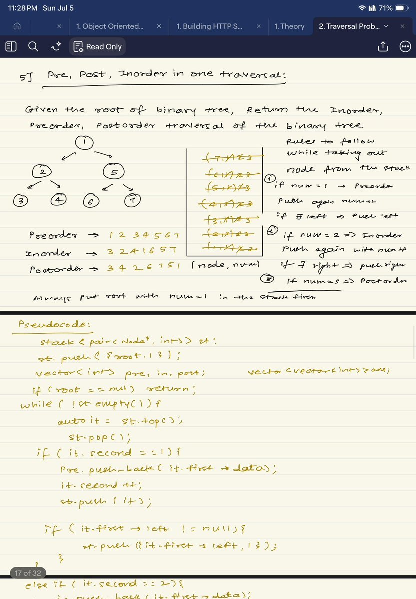 mansiey_'s tweet photo. 🗓️ Day 35 – #SDESheetChallenge
Taught by : @striver_79 sir
Platform : @takeUforward_
Solving medium level problems of binary trees in today’s challenge and we’re done with binary trees part-1 🍀
#DSA #tuf #BinaryTrees https://t.co/Utwg9CuDcA