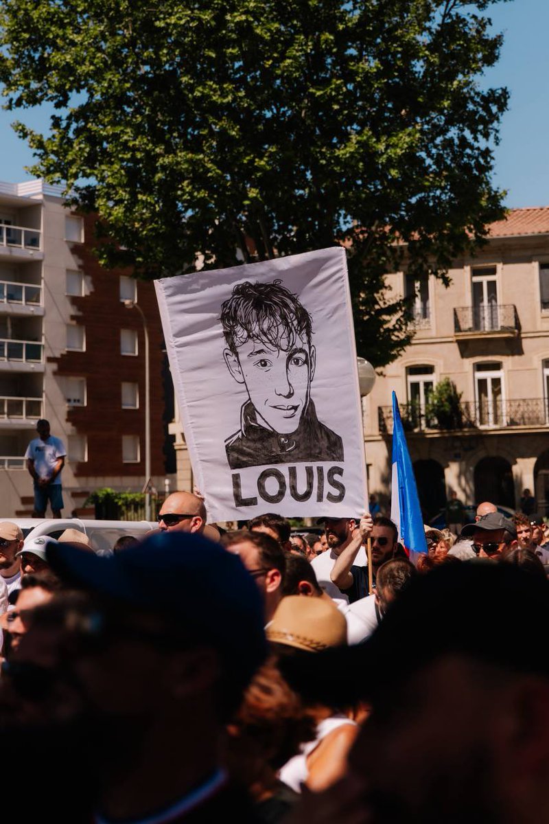 P_Vardon's tweet photo. ✊ JUSTICE POUR LOUIS
——
Narbonne, 5 juillet 2026 https://t.co/HJBRuBHLUA