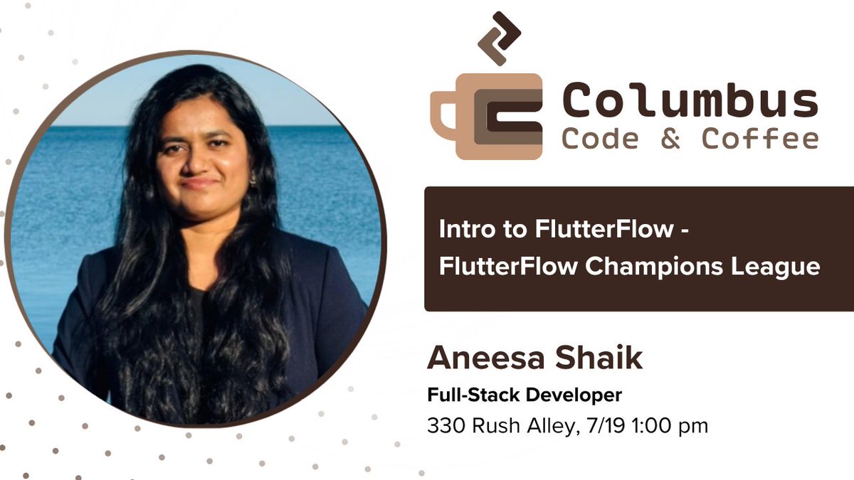 CBUSCodeNCoffee's tweet photo. Columbus Code &amp; Coffee meets again on 7/19 at @improving from 1-4pm! ⌨️☕

RSVP here 📅: https://t.co/SSq9jie89N

🌟Special thanks to our sponsors for supporting the meetup: Pythia Technologies · @BuckeyeWebDev · @revel_it · @improving https://t.co/d3eMpbvTFR