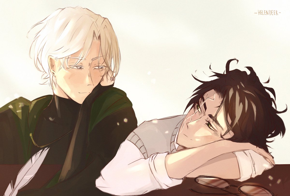 helendeervt's tweet photo. Finished this one!💛 LOVE THEM SO MUCH #drarry #harco #hpdm #dmhp
#helendeerartist https://t.co/FseX385e0i
