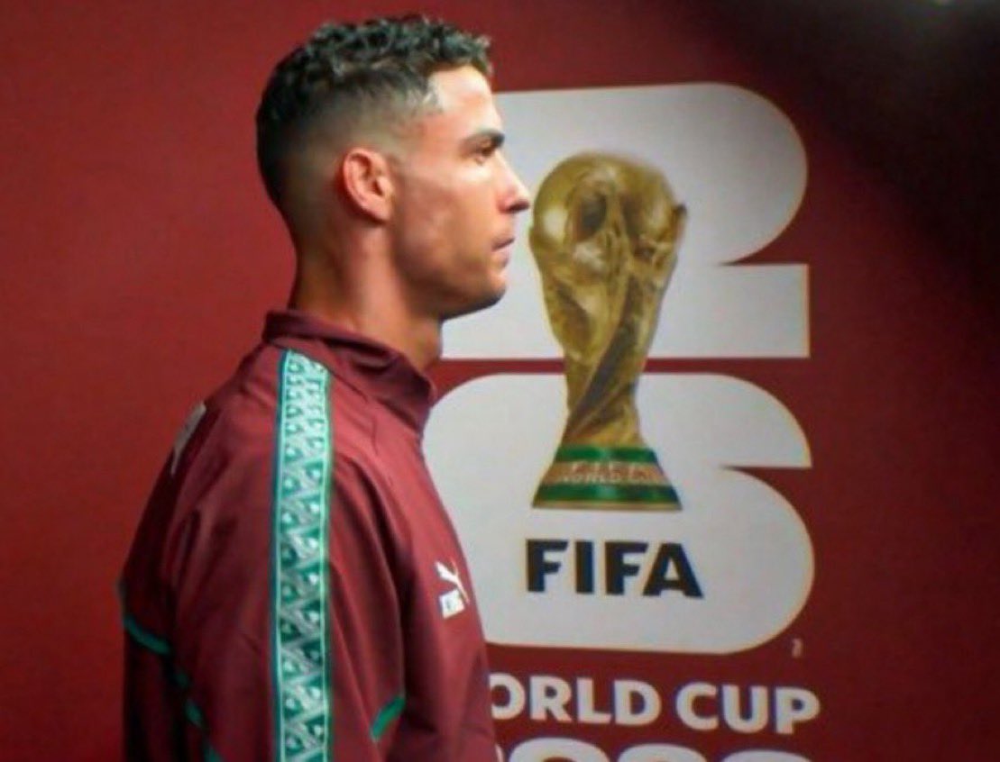 totalcristiano's tweet photo. 🚨 Cristiano Ronaldo: “I can announce this is MY LAST WORLD CUP.” https://t.co/A9aQZuoiTj