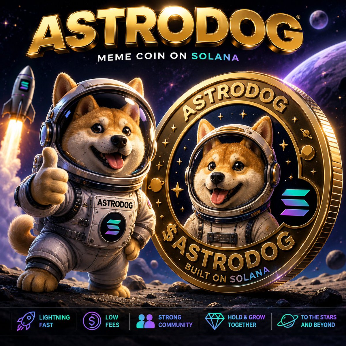AstroDogXX's tweet photo. ๐ถ๐ **$ASTRODOG** is more than a memeโit's a community with a mission.
โก Built on Solana
๐ Strong holders
๐ Big vision
๐ Early believers win together.
The journey has just begun. Join the pack and let's reach the stars! ๐พ
#ASTRODOG #Solana #Memecoin #Crypto #Web3 #SOL https://t.co/hfhqcpSLed
