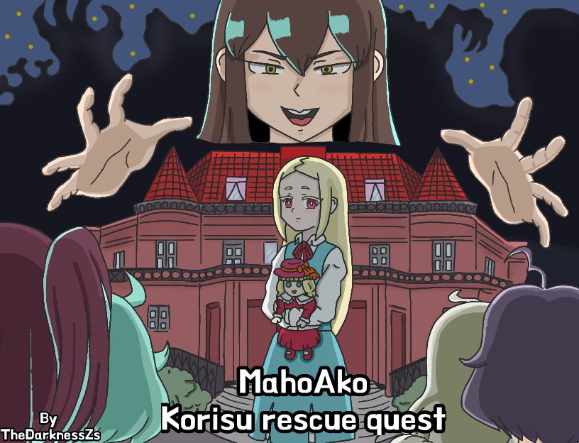 TheDarknessZs's tweet photo. Al fin, ya está completo y disponible el fangame NSFW +18 MahoAko Korisu rescue quest
Link: https://t.co/ffvTmSORsF

#MahouShoujoniAkogarete #mahoako #yuri #Rpgmaker #Hentai https://t.co/vjcdZXF8KR