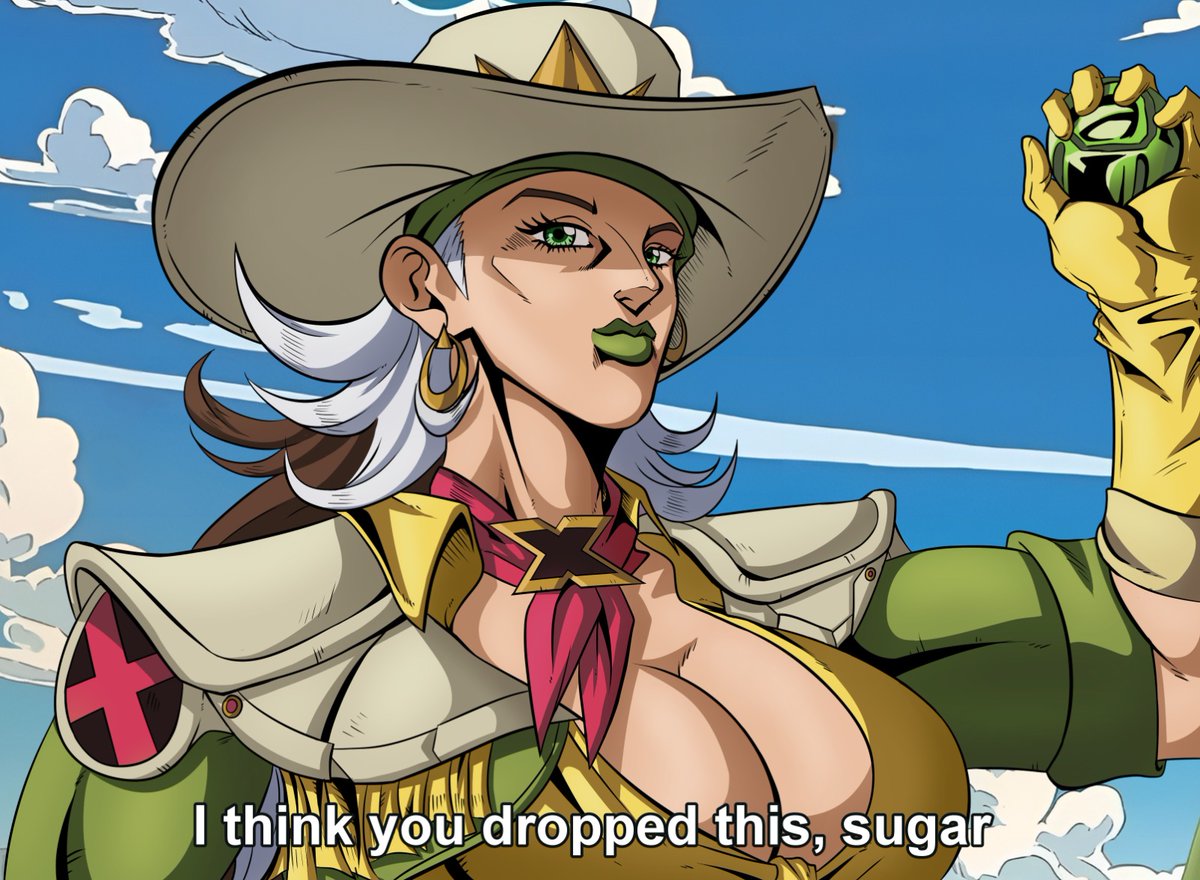 LeonSlothKenedy's tweet photo. Rogue en SBR

#steelballrun #jjba #marvelrivals https://t.co/7Oe5uksRKj
