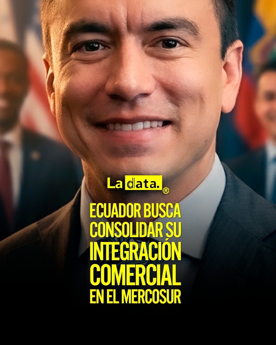 ladataec's tweet photo. #Tendencia Ecuador busca consolidar su integración comercial en el Mercosur

En el marco de la Cumbre del Mercosur, el presidente Daniel Noboa propuso fortalecer los vínculos comerciales entre la Comunidad Andina y el bloque regional. La iniciativa contempla la actualización del acuerdo vigente, la eliminación de barreras no arancelarias y la simplificación de trámites aduaneros. Además, se planteó reforzar la cooperación conjunta para combatir el crimen organizado. Analistas consultados señalaron que el éxito de estas propuestas dependerá del respaldo de los países miembros y del desarrollo de futuras negociaciones diplomáticas. La delegación ecuatoriana confía en que estos planteamientos generen consenso para dinamizar el intercambio y la seguridad en la región.

@ladataec👈

#LaData #TendenciaPolítica #Mercosur #DanielNoboa