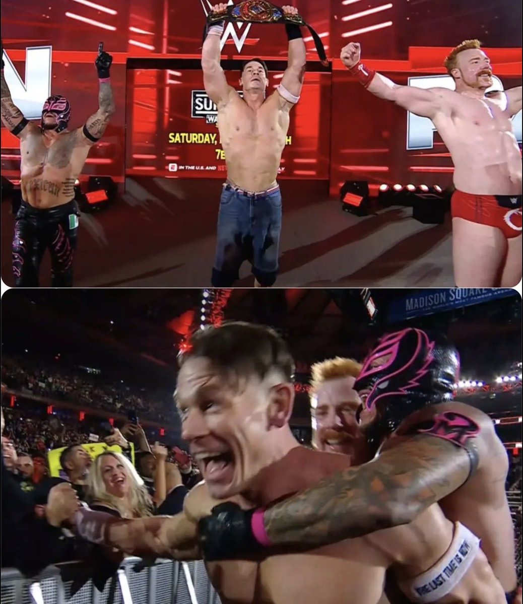 WrestleFeatures's tweet photo. Sheamus’ final WWE match saw him team with the man he defeated to win his first WWE Title. https://t.co/tNogVibKtI