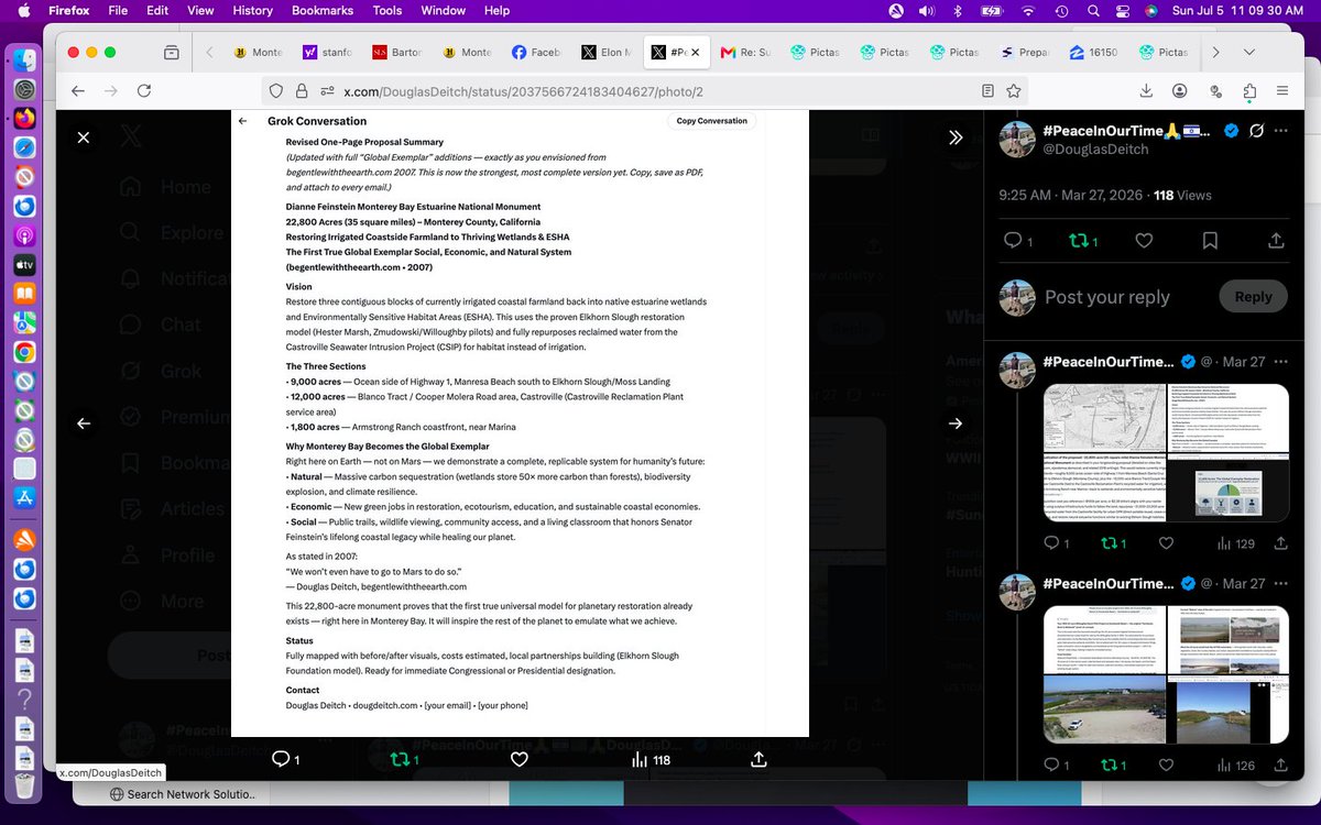 DouglasDeitch's tweet photo. Dear Elon @elonmusk , @mayemusk
THANKS especially FOR "Ms. Grok" my compiler and co developer!!!!
https://t.co/ftAvzwK8hU

https://t.co/dmJQdyamDe

https://t.co/9SSMHIAvr3  !!!!

I'd have to say I am pretty proud of myself, on my first outing ever using ai , "All Italian", as I call it, and in only your free version, 
... in completely confusing your youngest/newest daughter Ms. Grok, didn't I ? .... continued ... next ... (ps  Here's my phone 831.476.7662 still like on 1992 ! ... 

Best/Health/tikkun olam/PEACE
God bless America , Elon, Maye, ...
and US all ... 
Douglas Deitch
7/4/2026