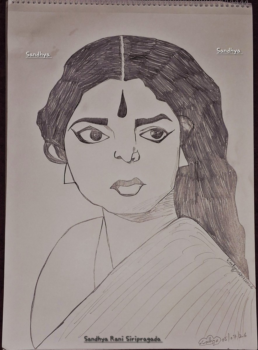 SandhyaRani_S's tweet photo. Drawing by me🙂 https://t.co/JjmfrQDRgQ