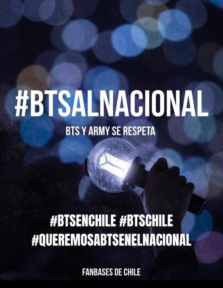 kylocitoo's tweet photo. NOS VENDIERON EL NACIONAL, QUEREMOS EL NACIONAL.
#BTSALNACIONAL #BTSENCHILE #BTSCHILE #QUEREMOSABTSENELNACIONAL https://t.co/WwJfoqHBNX