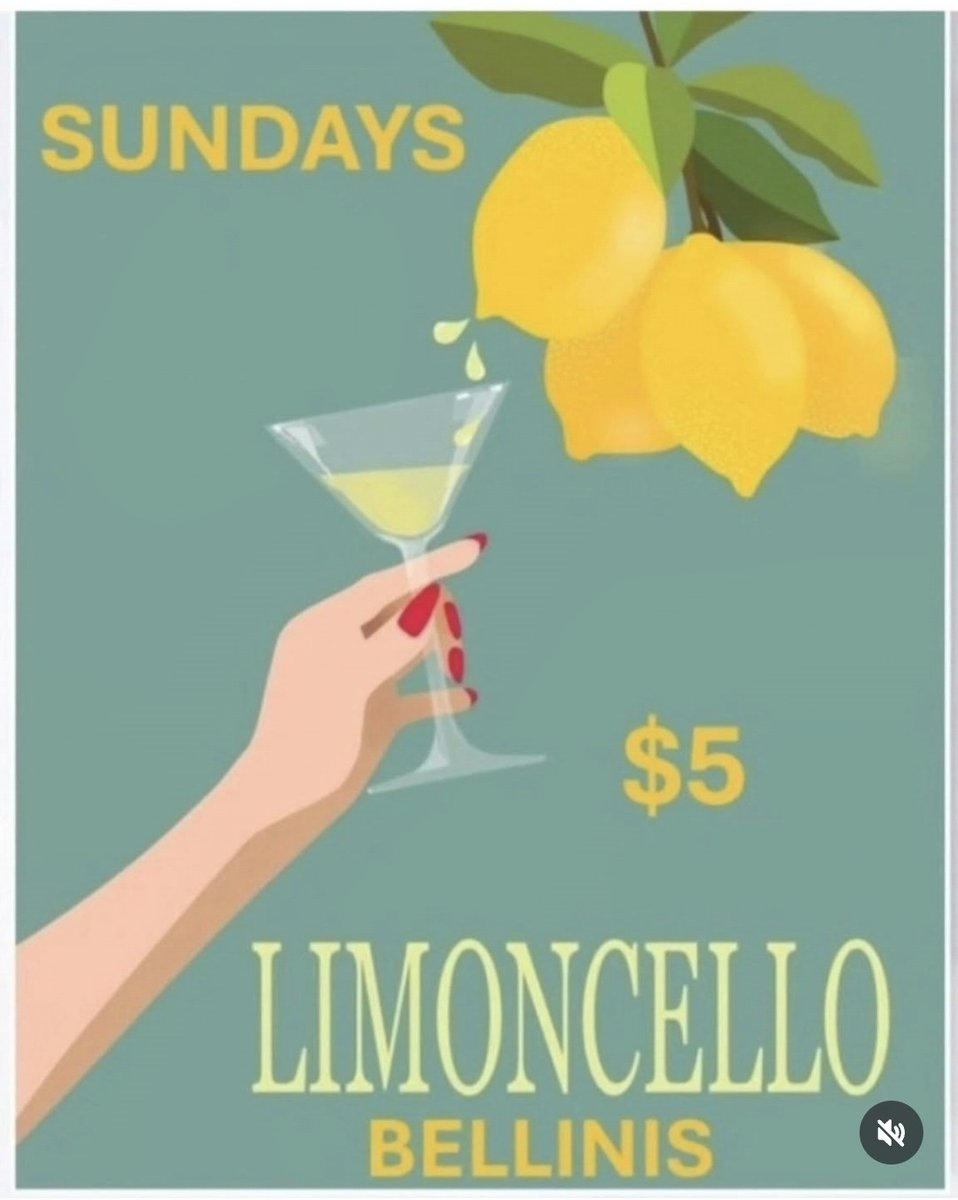 BasilicosHB's tweet photo. LIMONCELLO BELLINI SUNDAYS 
$5 from Noon til 4pm
@ 'Basilico's Pasta e Vino'

Premium Limoncello and Prosecco, garnished with fresh  Mint and Raspberries. 

The Bellini was invented in the 1930's at a small bar in Venice, and the name was inspired by 15th century Venetian artist Giovanni Bellini.