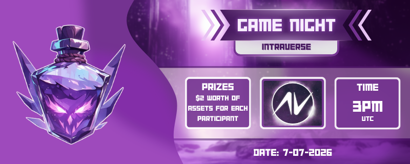 ElixirGuild's tweet photo. Gamers, get ready to explore something new.

We're coming up with @intraVerse_Game Game Night

💰 Total Rewards: $2 worth ingame assets for each participant
🗓️ When: 07 July, 3 PM UTC

Note: You must join using our link to get your free fighter. (Link below)

Let's explore this new platform and see what's exciting in there.

Join our discord for more info, links in bio and in comment 👇