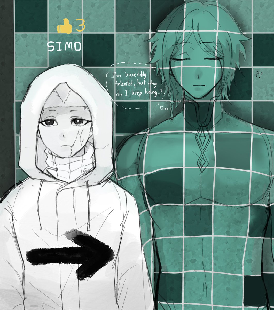 strawpinkkuu's tweet photo. I miss drawing Lokisimo

#終末のワルキューレ #RecordofRagnarok https://t.co/4Dj3K3Ci41