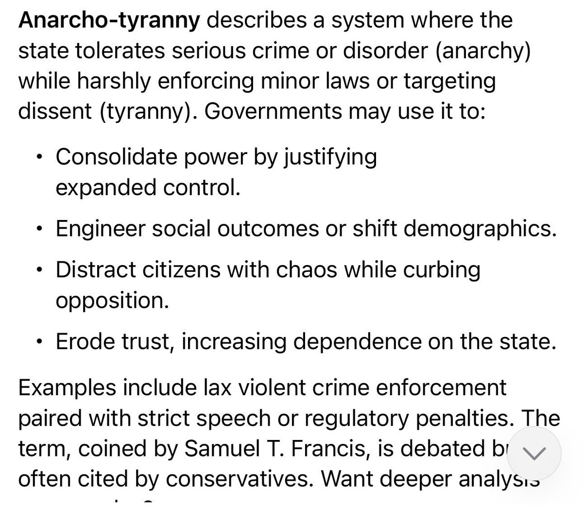 HopalongAsks's tweet photo. @TRobinsonNewEra @wombat_socho You are living under anarcho-tyranny. https://t.co/osgBjVkfsa