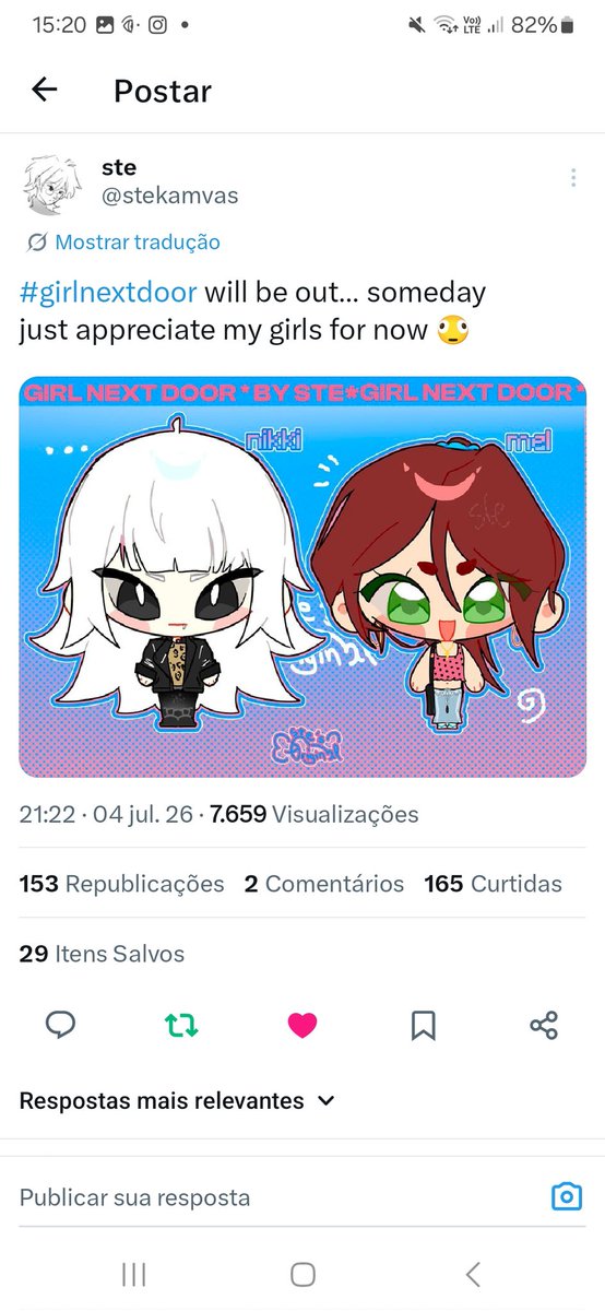 galaxyylix's tweet photo. @stetszy @stekamvas prontinho! 🍀 https://t.co/aMPmR18xBY