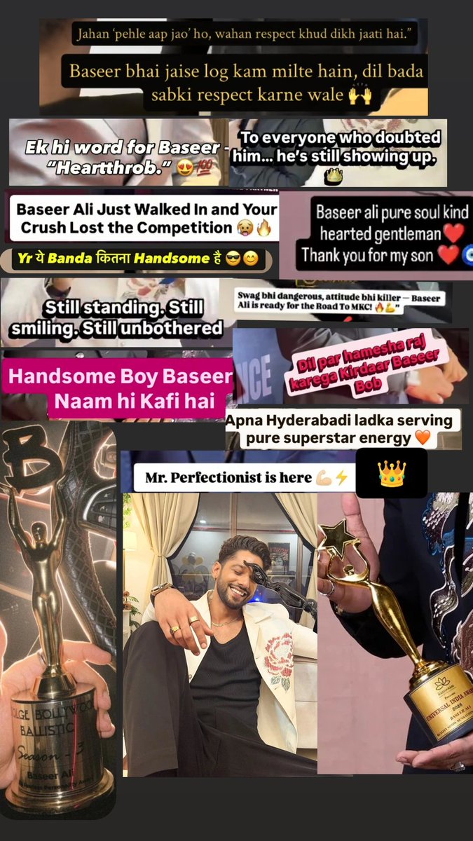 Swatishrii's tweet photo. You are not just a star the best human most kind pure soul
Truly inspirational self made man achieved everything with hardwork perseverance dedication no shortcut

These media captions common people friends family fans adore you truly define you as people superstar
#BaseerAli 🌟 https://t.co/HlJ3o4YL5l