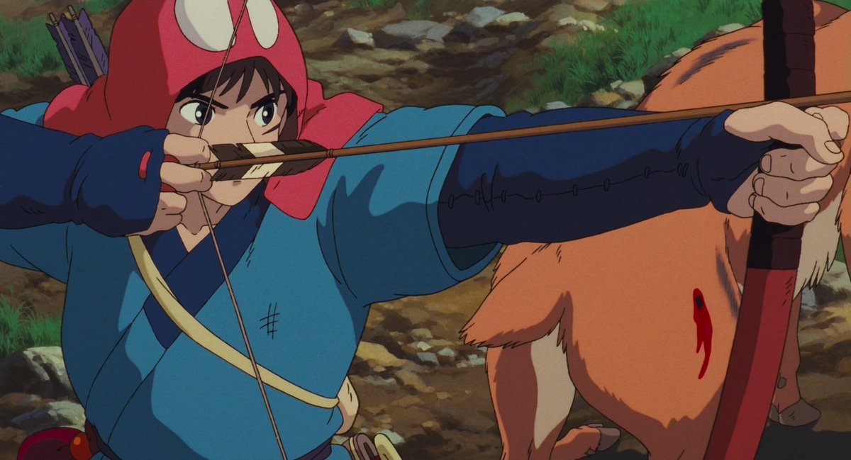 gen_ghibli's tweet photo. 'La princesa Mononoke'
(Hayao Miyazaki, 1997) https://t.co/P4I2gXIu1q
