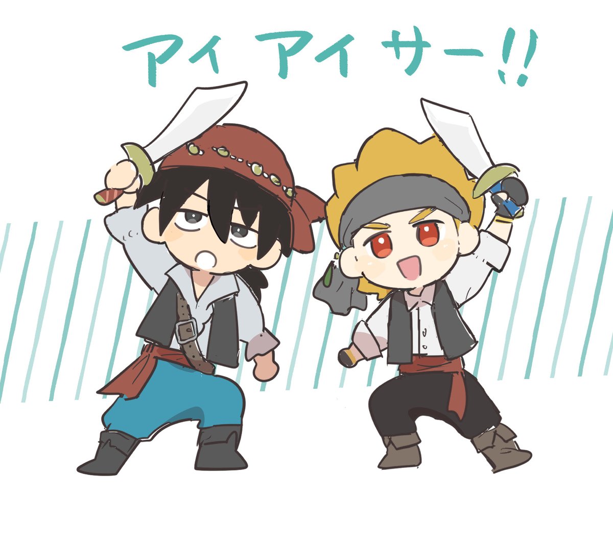 0HBXq3eFSv45395's tweet photo. 池年船長のとこのニコイチ船員 https://t.co/CJHKcDVBgf
