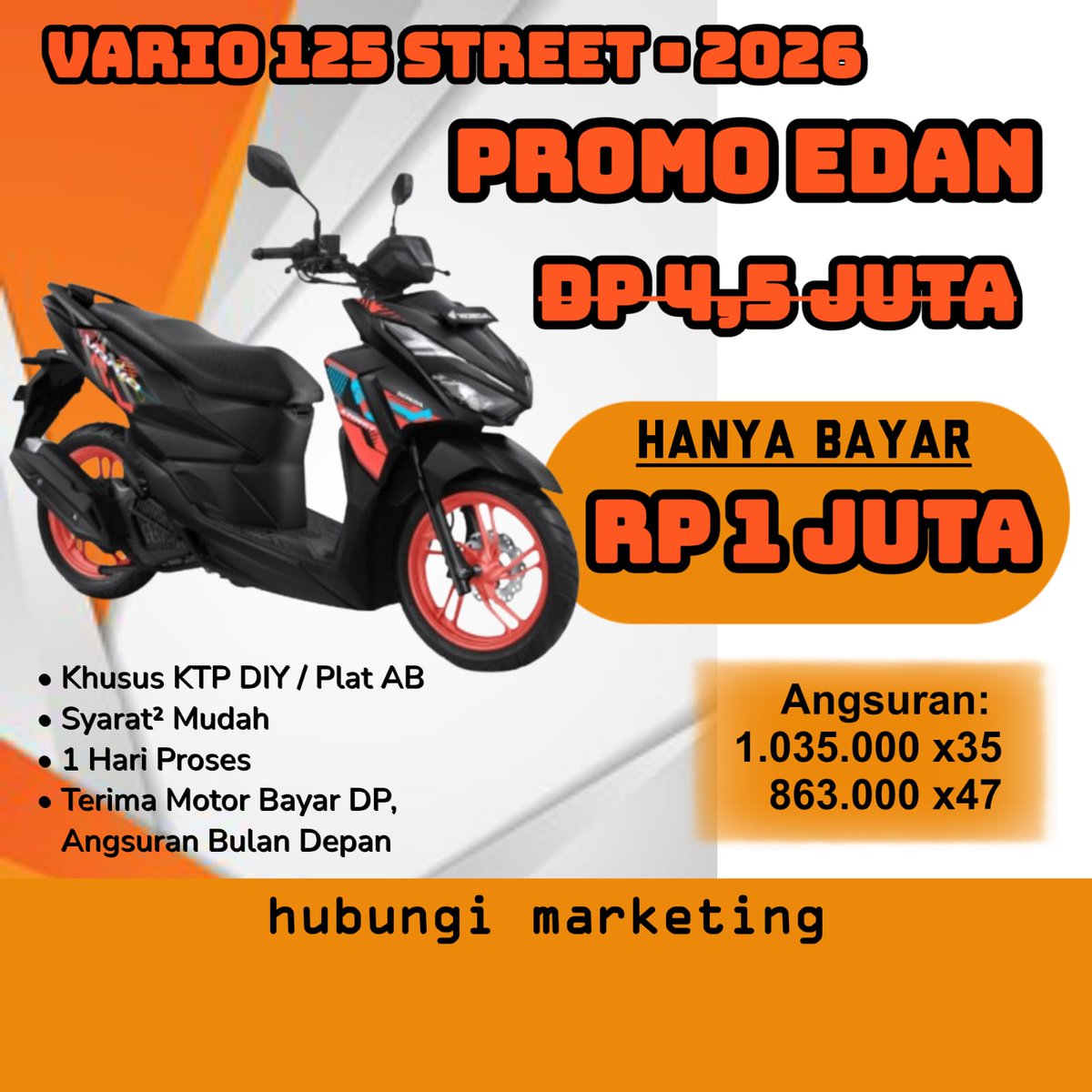 JauriSauri's tweet photo. selamat malam., misal ada yang mau beli motor honda bisa saya bantu https://t.co/KpdNQmZ3dc