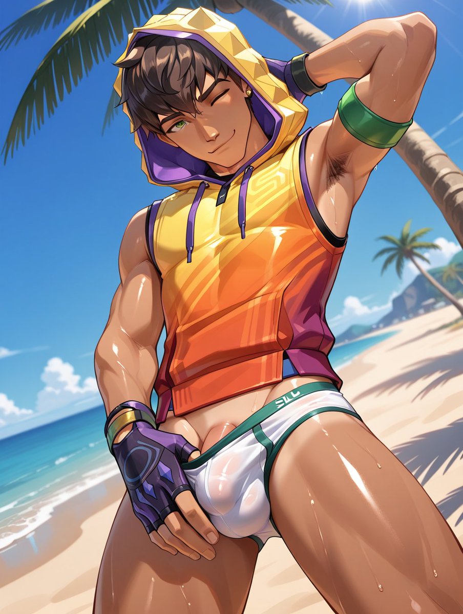 TheAydenAI's tweet photo. ~ #Miks from #Valorant is soo cute i couldn't pass making art with him ~

#nsfw #aiart #gay #lgbt #bl #r18 #blai #r18ai #miks #agent #valorant https://t.co/2d9mHsTznj
