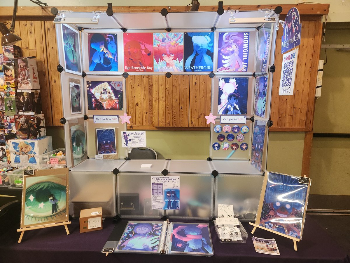 MagmaCat05's tweet photo. Im at Anime Kingston Today! :D I'll be here from 10am - 3pm! https://t.co/CLzlIyb3Xc